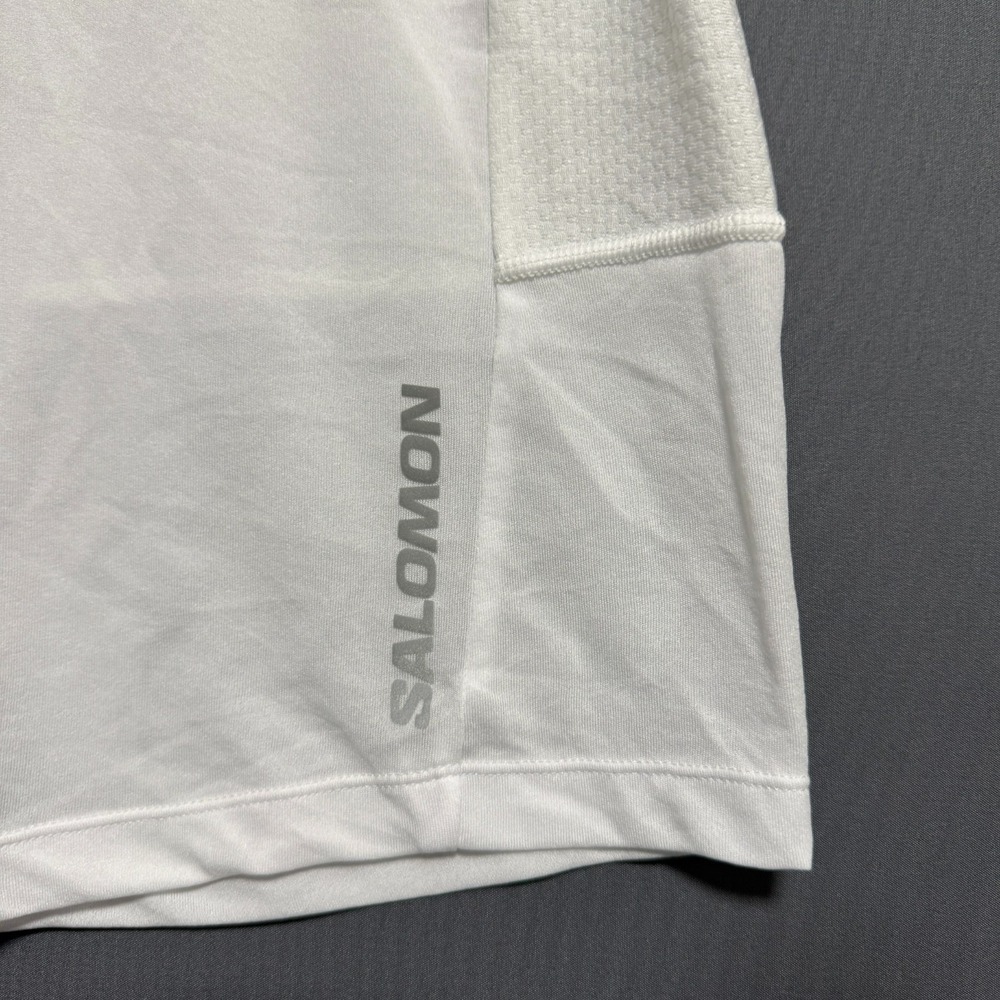 Salomon Broken Arrow Skyrace Running Shirt White Mens Sz M Performance Athletic - Picture 12 of 14